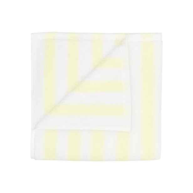 Světle žluté/bílé froté ručníky v sadě 2 ks z bio bavlny 30x50 cm Arto – Blomus