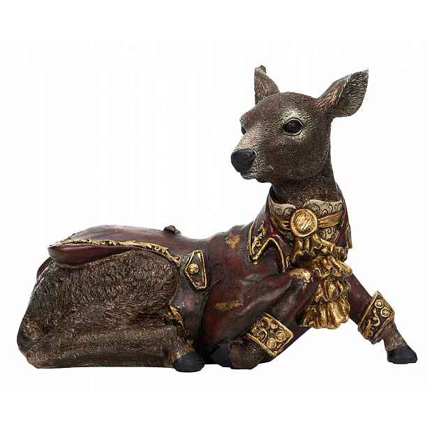 Vánoční Figurka Ve Tvaru Srnky ve fraku Vánoce