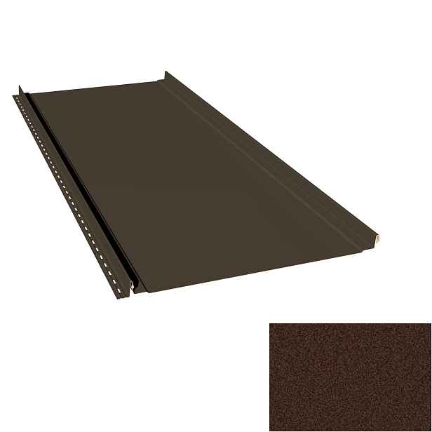 Krytina plechová LINEDEK 485 Flat Imitace MIC82 corten tmavý