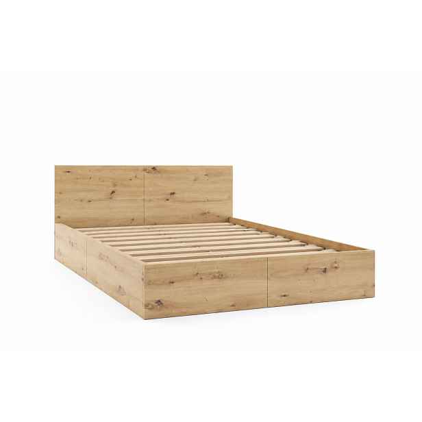 Postel PAX bez matrace 120x200 cm Dub artisan