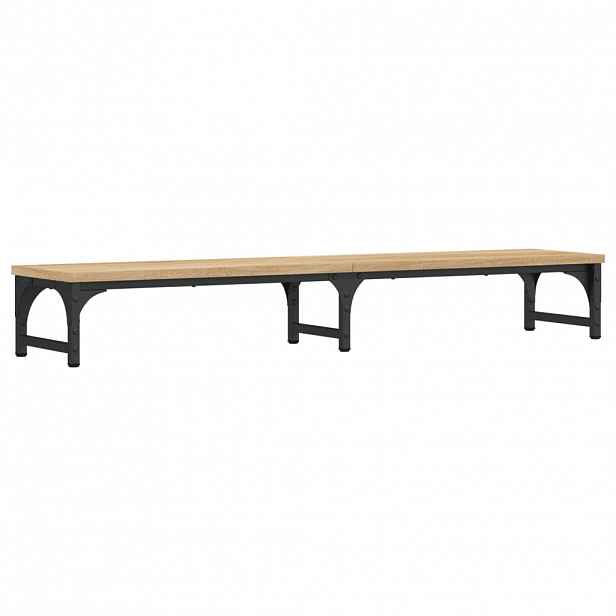 vidaXL Stojan na monitor dub sonoma 105x23x15,5 cm kompozitní dřevo