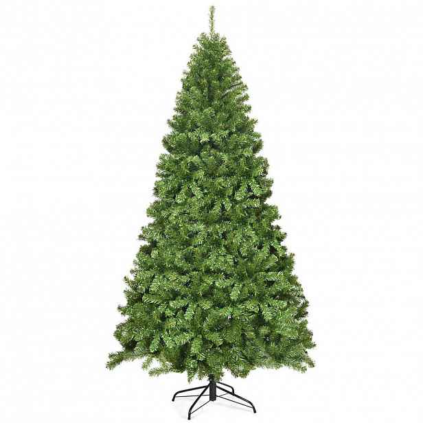 COSTWAY VÁNOČNÍ STROMEK 225 cm zelený