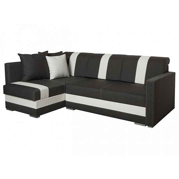 Elegantní sedací souprava Albert, bílá / šedá