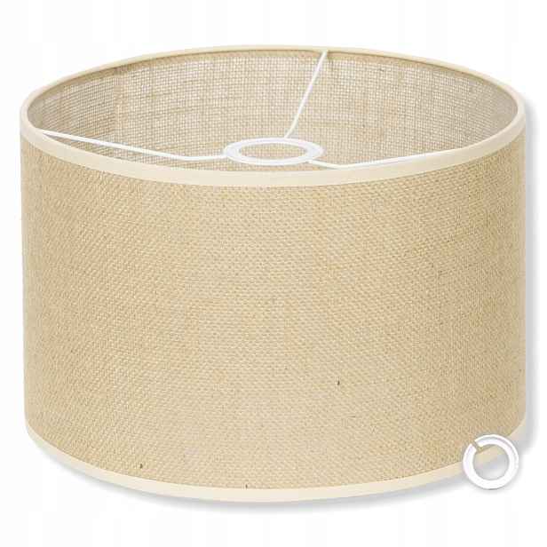 Stínidlo Válec pro stojací závěsnou lampu Juta 35 cm