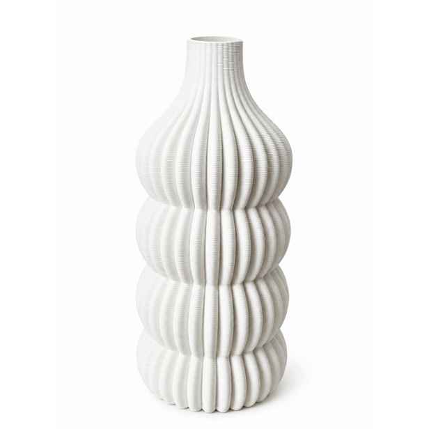 Květináč Orbita bílý 11 × 21 cm