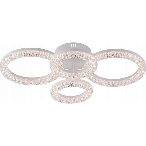 Moderní Led Lustr 80W Minimalistický Design Dálkový Ovladač Vargo DL1242