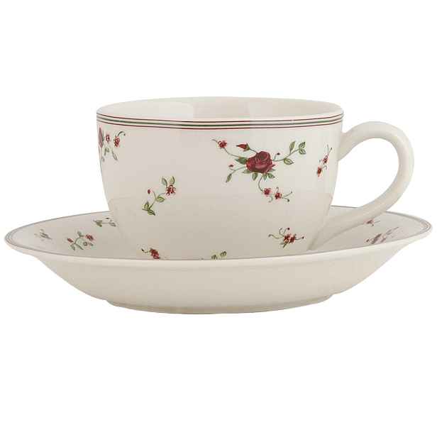 Šálek s podšálkem La Petite Rose - 0,20 l Clayre & Eef