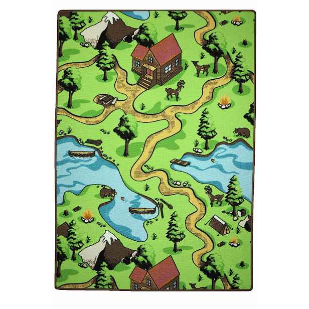 Dětský kusový koberec Aljaška 5229, 140x200, vícebarevná, dětský pokoj, Vopi