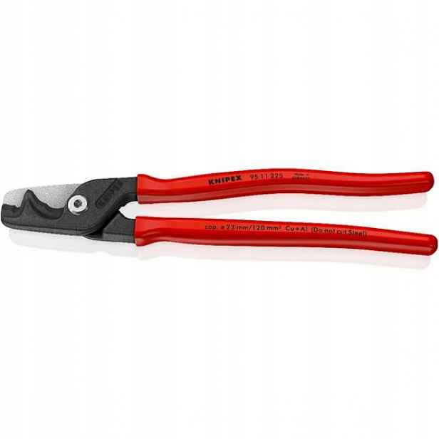 Knipex nůžky na kabely StepCut XL 225mm, tenké i velmi tvrdé kabely, 2 řezn