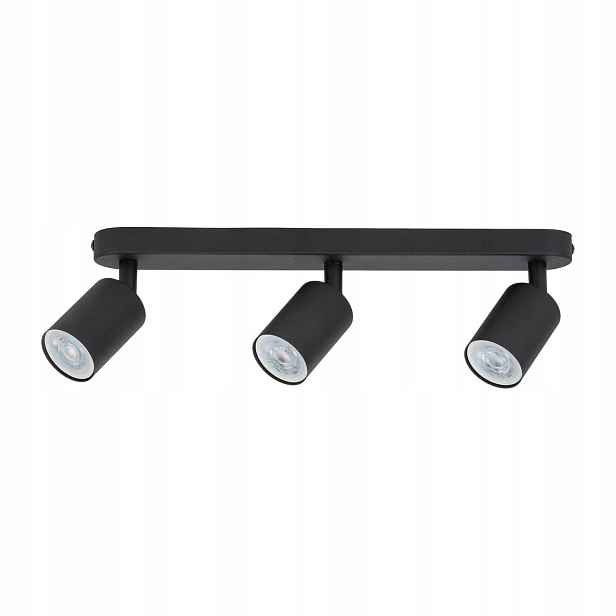 Závěsné stropní svítidlo na kloubech Huron Black 3 Plamenná – lze Led