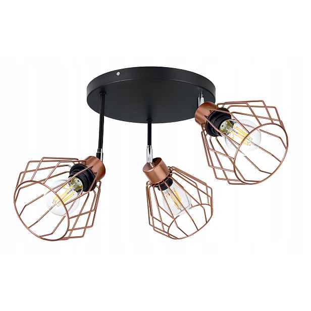 Lampa stropní svítidlo pohyb stropní lustr loft drát briliantový