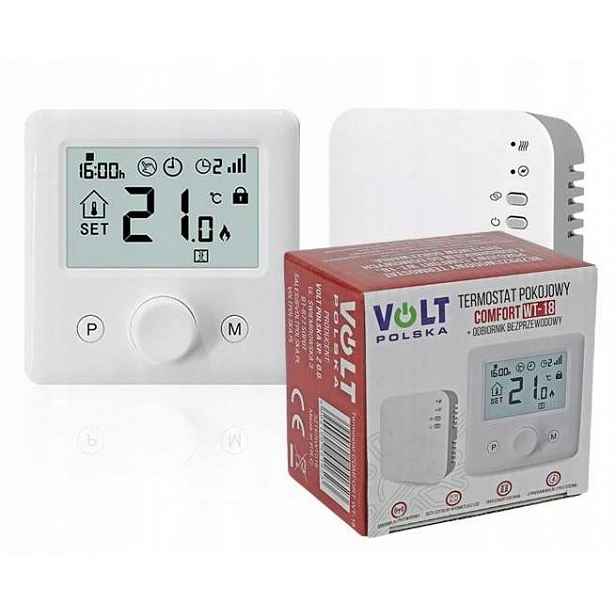 Bezdrátový Regulátor Teploty Pokojový Termostat WT-18 LCD