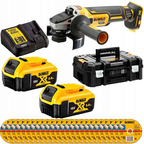 DeWalt DCG405P2 akum bruska 18V 2x5Ah Akce