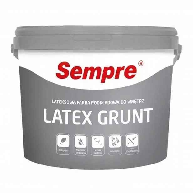 Latexová podkladová emulze Sempre Latex Grunt 10 l