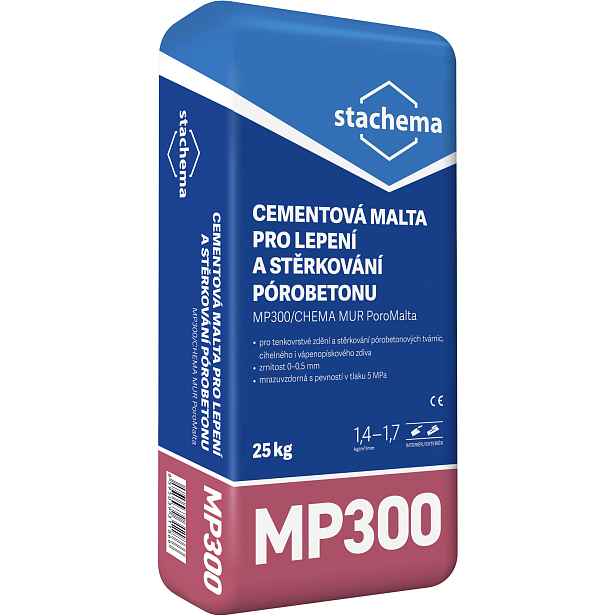 Malta zdicí na pórobeton Stachema MP300 25 kg