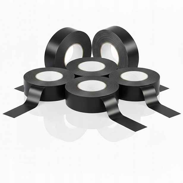 Vodotěsná Opravná Páska Duct Tape Uv Černá 50 m 45 mm Montážní 6 Ks