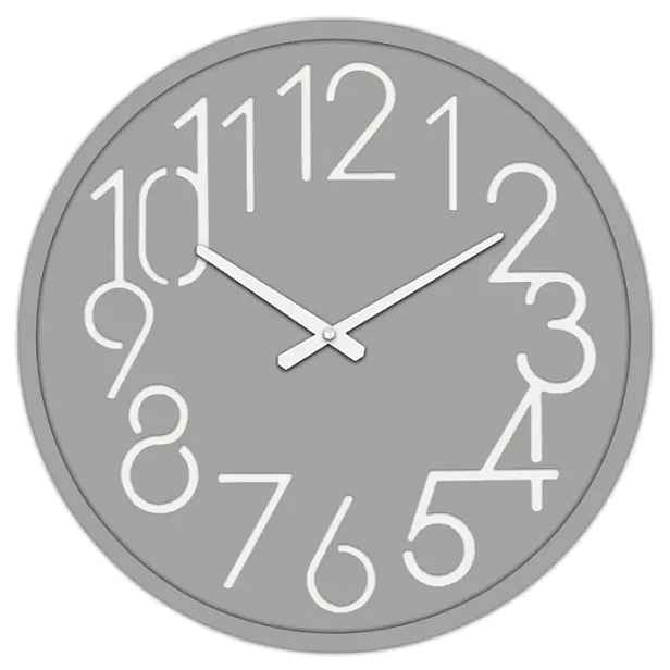 Autronic Hodiny nástěnné - pr. 60 cm HW4023 GREY-LT