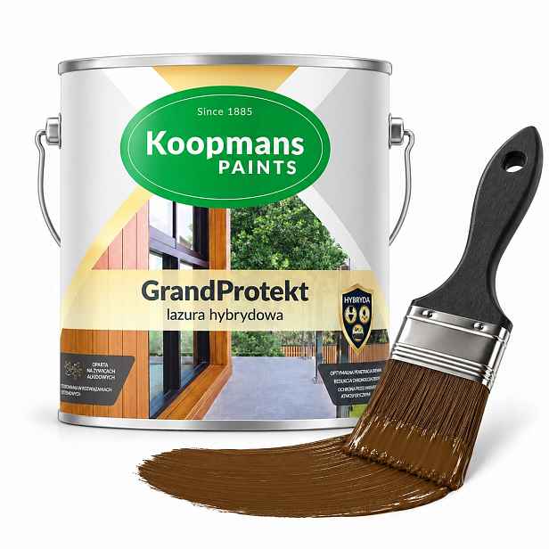Hybridní lazura na dřevo Koopmans GrandProtekt 910 dub bahenní 5 l
