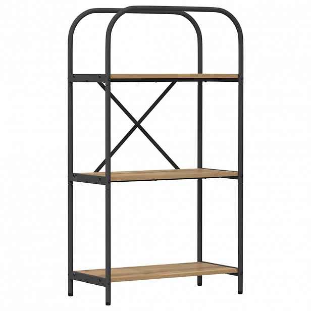 vidaXL Knihovna 3 úrovní 60 x 30 x 109 cm Kompozitní dřevo