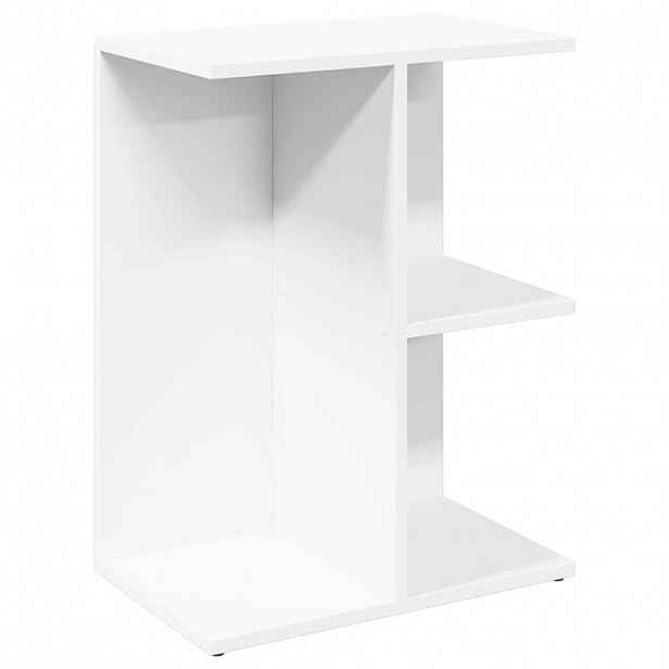 vidaXL Noční stolek bílý 46,5x29x61 cm kompozitní dřevo