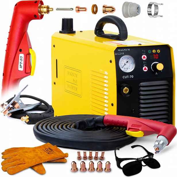Plazmová Řezačka Plazma Magnum Cut 70 Cutter 65A 400V Igbt Hf