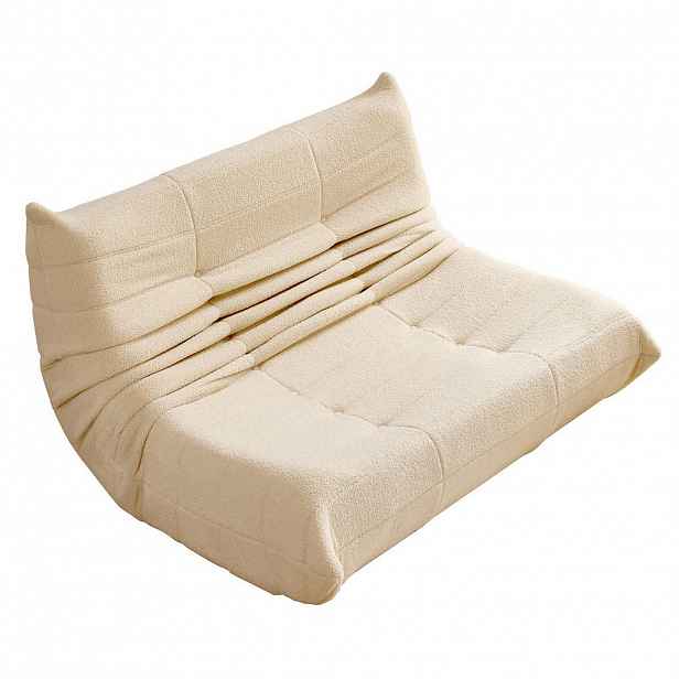OKWISH LEŽÍCÍ křeslo 149/120/82 cm béžové, ergonomická podpora pro ložnici a obývací pokoj