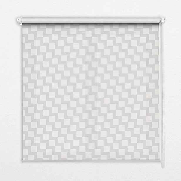 TULUP VNITŘNÍ roleta - okenní roleta - roleta - 60x140 cm - Šedé čtverce