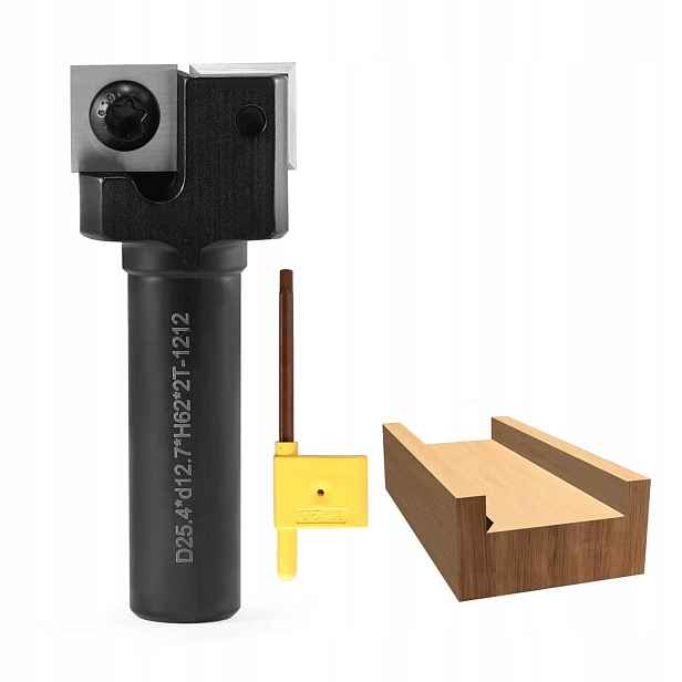Zarovnávací fréza 25,4 mm, stopka 12,7 mm, pro vyměnitelné břity