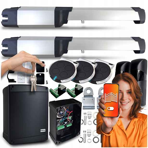 Bft A25 Phobos Komplet pohon dvoukřídlé brány Wifi Safe S24I pohony