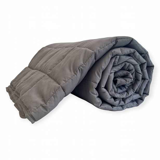 Dekorativní prošívaný přehoz na postel 160x220 Premium, šedý