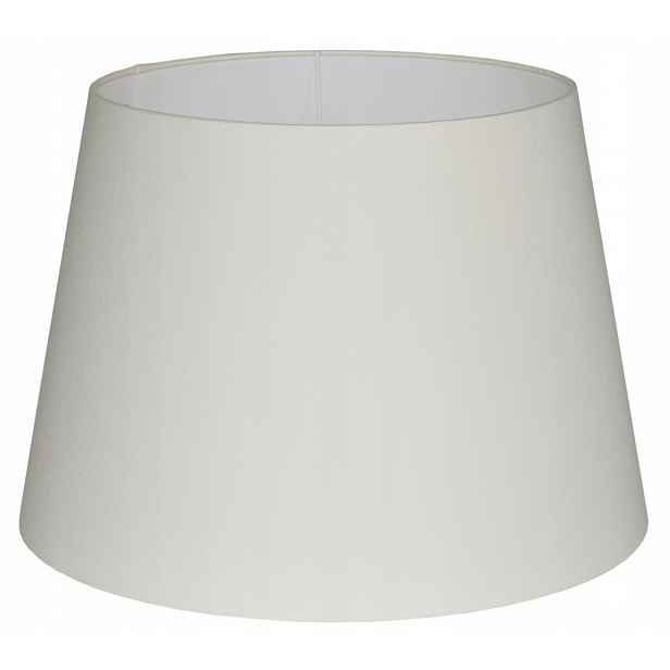 Elegantní Abažur Zavinovací Okraje kužel stínidlo 44 cm E27 Krémový Mirano