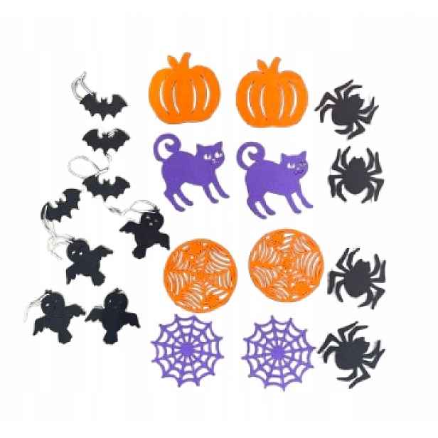 Halloween dekorace z plsti 20 dílků LIDL