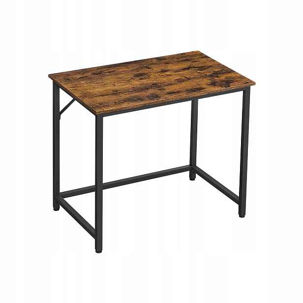 Obdélníkový psací stůl Songmics 80 x 50 x 75 cm, černý