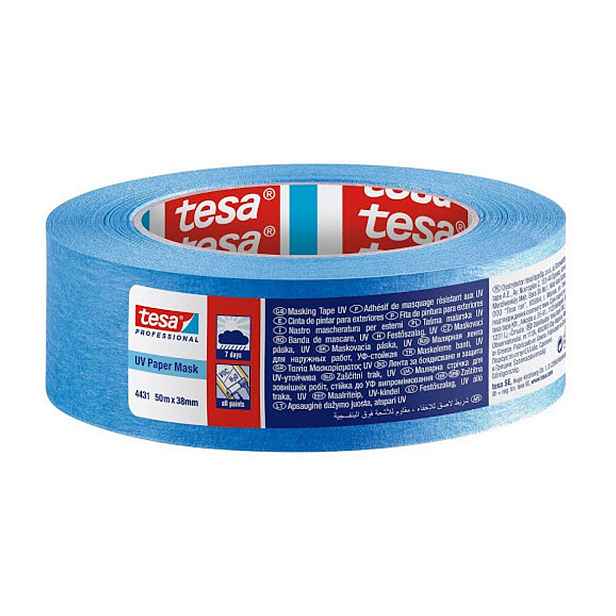 Páska maskovací Tesa 4431 38 mm/50 m modrá
