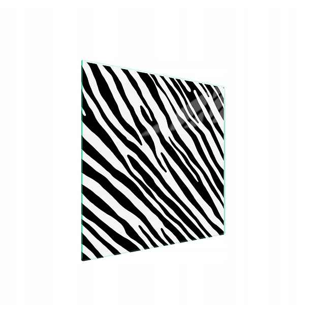 7v1 skleněná ochranná deska na sporák 50x52 Zebra