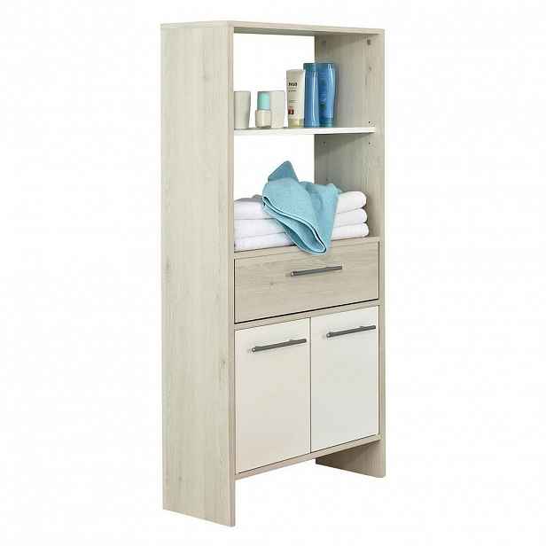 Carryhome MIDI SKŘÍŇKA, bílá, barvy pinie, 62/136,2/28 cm