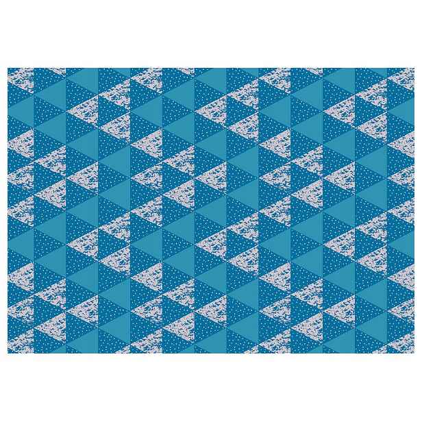 Fototapeta Geometrické trojúhelníky abstrakce modro-bílá 200x140 lepidlo