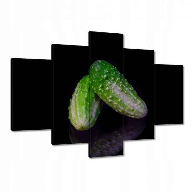 Obrazy 150x105 Zelené zemní okurky