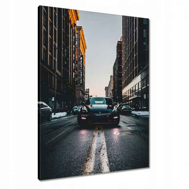 Obrazy 60x80 Černý Nissan Gtr