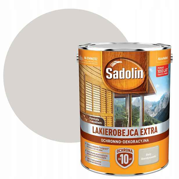 Sadolin Extra 5 L Bílý Skandinávský Lak