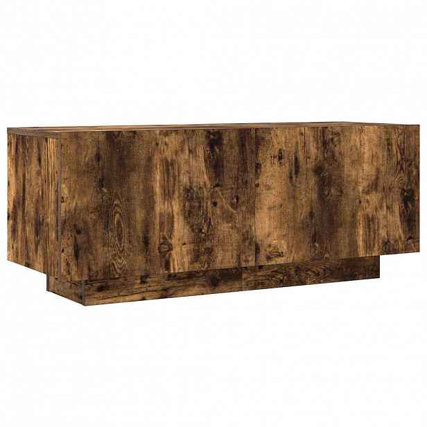 vidaXL TV skříňka kouřový dub 100 x 35 x 40 cm kompozitní dřevo