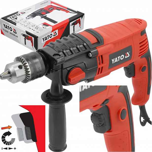 Yato Příklepová Vrtačka 1200 W (16 MM; II Rychlostní Stupně) YT-82045