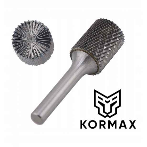 Fréza rotační pilník 20 mm 20x25x70 stopka 8 mm na kov karbid Zyas