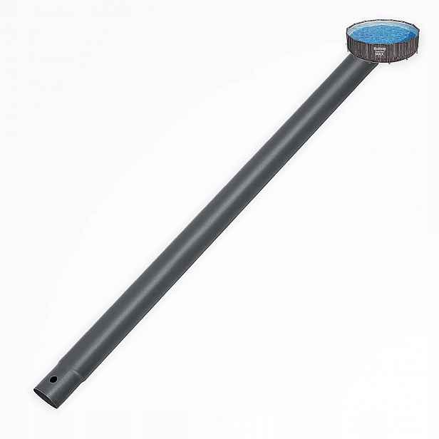 Šedá horizontální trubka do bazénu Bestway Steel Pro Max 5613M 427x107 cm kulatý