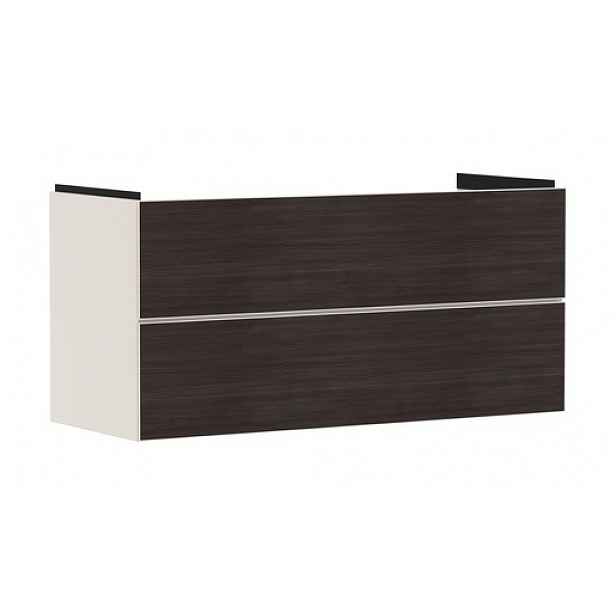 Skříňka pod umyvadlo bez umyvadla Hansgrohe Xevolos E 118x57,5x47,5 cm písková matná béžová mat 54185730