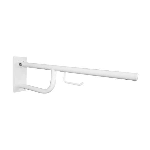 Úchyt sklopný Bemeta Help s držákem TP 760 mm s krytkou bílá