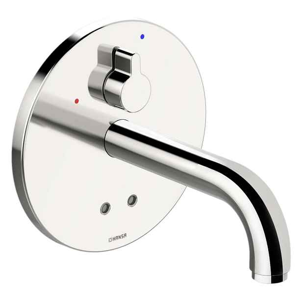 Hansa Electra - Elektronická umyvadlová baterie, bateriové napájení, Bluetooth, chrom 81812109