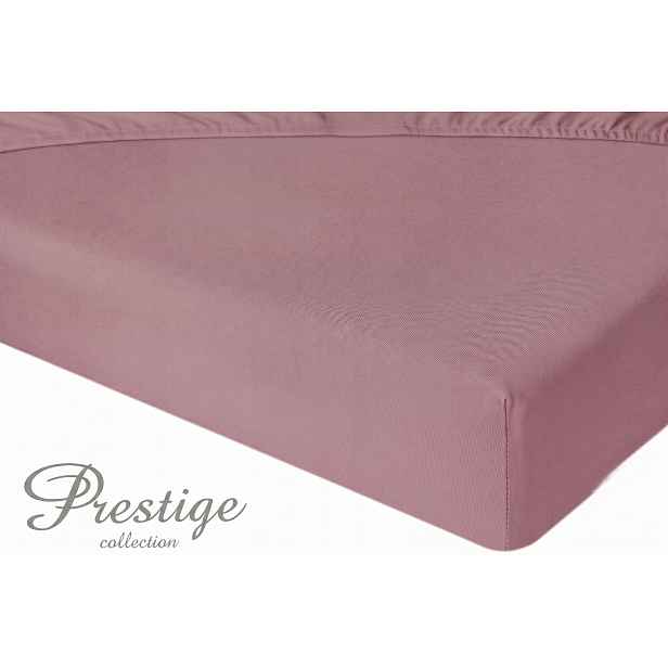 Prostěradlo Jersey s gumičkou 180x200 Pudrová Růžová Prestige Collection 160 g