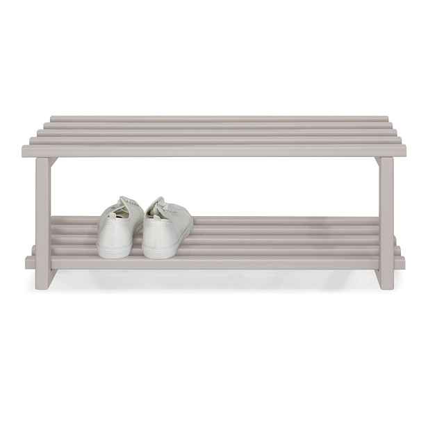 Taupe kovový závěsný botník 71x26x34 cm Marco – Spinder Design