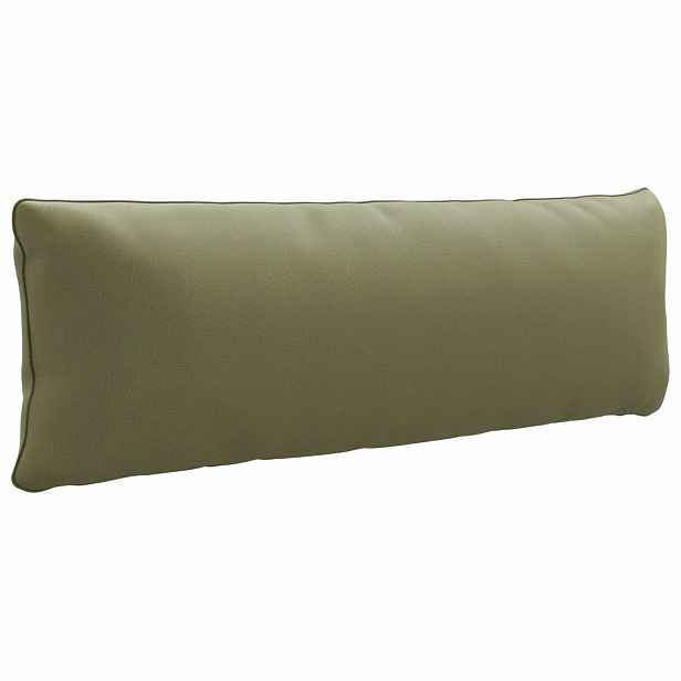 vidaXL 1-dílné zádové polstrování PUTTEN 100% polyester Olivově zelená